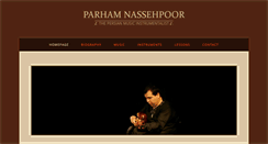 Desktop Screenshot of parhamnassehpoor.com