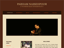 Tablet Screenshot of parhamnassehpoor.com